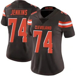 Cleveland Browns Women's Limited Brown Team Color Vapor Untouchable Jersey (74 Teven Jenkins)
