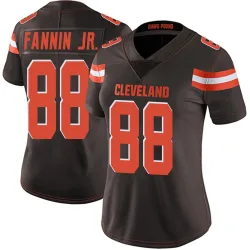Cleveland Browns Women's Limited Brown Team Color Vapor Untouchable Jersey (88 Harold Fannin Jr.)