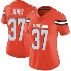 Cleveland Browns Women's Limited Orange Alternate Vapor Untouchable Jersey (37 Dom Jones)