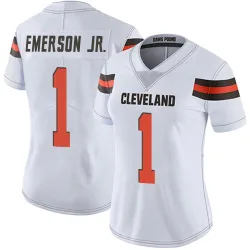 Cleveland Browns Women's Limited White Vapor Untouchable Jersey (1 Martin Emerson Jr.)