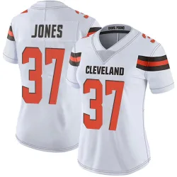 Cleveland Browns Women's Limited White Vapor Untouchable Jersey (37 Dom Jones)