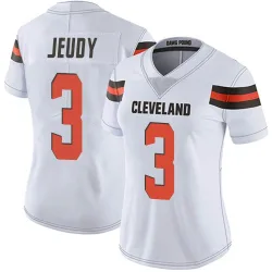 Cleveland Browns Women's Limited White Vapor Untouchable Jersey (3 Jerry Jeudy)
