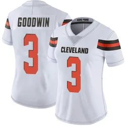 Cleveland Browns Women's Limited White Vapor Untouchable Jersey (3 Marquise Goodwin)