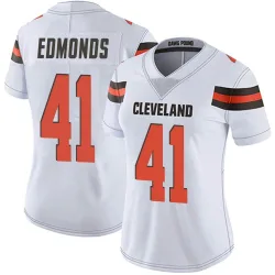 Cleveland Browns Women's Limited White Vapor Untouchable Jersey (41 Chris Edmonds)