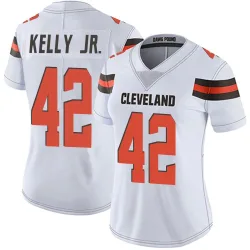 Cleveland Browns Women's Limited White Vapor Untouchable Jersey (42 John Kelly Jr.)
