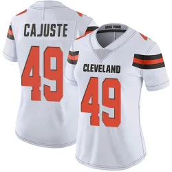 Cleveland Browns Women's Limited White Vapor Untouchable Jersey (49 Devon Cajuste)
