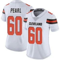 Cleveland Browns Women's Limited White Vapor Untouchable Jersey (60 Julian Pearl)