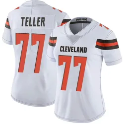 Cleveland Browns Women's Limited White Vapor Untouchable Jersey (77 Wyatt Teller)
