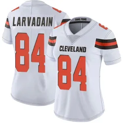 Cleveland Browns Women's Limited White Vapor Untouchable Jersey (84 Gage Larvadain)