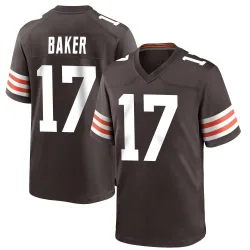 Cleveland Browns Youth Game Brown Team Color Jersey (17 Jerome Baker)