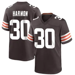 Cleveland Browns Youth Game Brown Team Color Jersey (30 Duron Harmon)