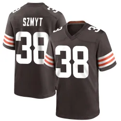 Cleveland Browns Youth Game Brown Team Color Jersey (38 Andre Szmyt)