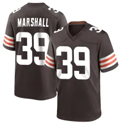 Cleveland Browns Youth Game Brown Team Color Jersey (39 Ahmani Marshall)
