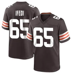 Cleveland Browns Youth Game Brown Team Color Jersey (65 Germain Ifedi)