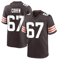 Cleveland Browns Youth Game Brown Team Color Jersey (67 Javion Cohen)