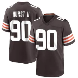 Cleveland Browns Youth Game Brown Team Color Jersey (90 Maurice Hurst II)