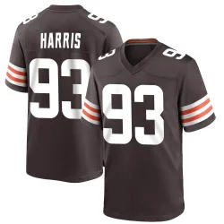 Cleveland Browns Youth Game Brown Team Color Jersey (93 Shelby Harris)