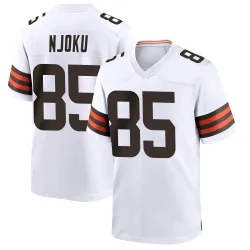 Cleveland Browns Youth Game White Jersey (85 David Njoku)