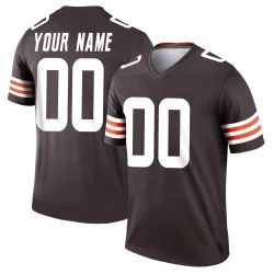Cleveland Browns Youth Legend Brown Jersey (00 Custom)