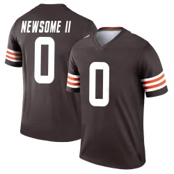 Cleveland Browns Youth Legend Brown Jersey (0 Greg Newsome II)