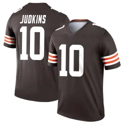 Cleveland Browns Youth Legend Brown Jersey (10 Quinshon Judkins)