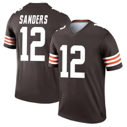 Cleveland Browns Youth Legend Brown Jersey (12 Shedeur Sanders)