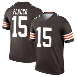 Cleveland Browns Youth Legend Brown Jersey (15 Joe Flacco)