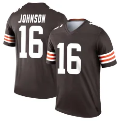 Cleveland Browns Youth Legend Brown Jersey (16 Diontae Johnson)
