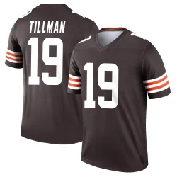 Cleveland Browns Youth Legend Brown Jersey (19 Cedric Tillman)