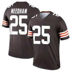 Cleveland Browns Youth Legend Brown Jersey (25 Nik Needham)