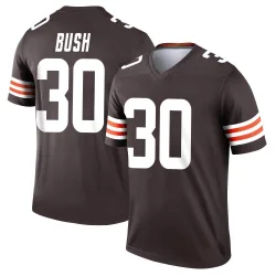 Cleveland Browns Youth Legend Brown Jersey (30 Devin Bush)