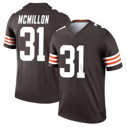 Cleveland Browns Youth Legend Brown Jersey (31 Donovan McMillon)