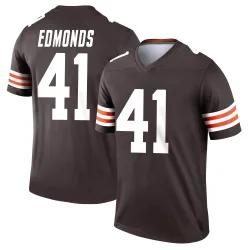 Cleveland Browns Youth Legend Brown Jersey (41 Chris Edmonds)