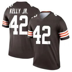 Cleveland Browns Youth Legend Brown Jersey (42 John Kelly Jr.)