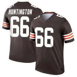Cleveland Browns Youth Legend Brown Jersey (66 Adin Huntington)