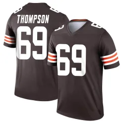 Cleveland Browns Youth Legend Brown Jersey (69 Lorenzo Thompson)