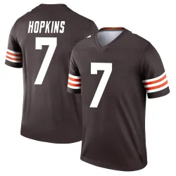 Cleveland Browns Youth Legend Brown Jersey (7 Dustin Hopkins)