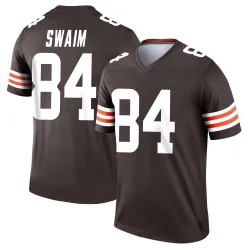 Cleveland Browns Youth Legend Brown Jersey (84 Geoff Swaim)