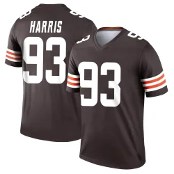 Cleveland Browns Youth Legend Brown Jersey (93 Shelby Harris)
