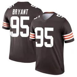 Cleveland Browns Youth Legend Brown Jersey (95 Armonty Bryant)