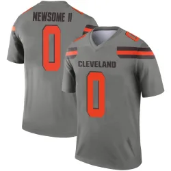 Cleveland Browns Youth Legend Inverted Silver Jersey (0 Greg Newsome II)