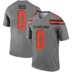 Cleveland Browns Youth Legend Inverted Silver Jersey (0 Ja'seem Reed)