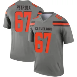 Cleveland Browns Youth Legend Inverted Silver Jersey (67 Ben Petrula)