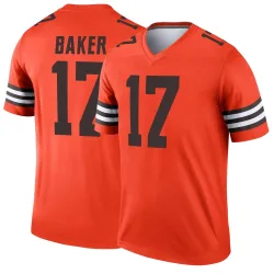 Cleveland Browns Youth Legend Orange Inverted Jersey (17 Jerome Baker)