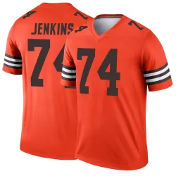 Cleveland Browns Youth Legend Orange Inverted Jersey (74 Teven Jenkins)