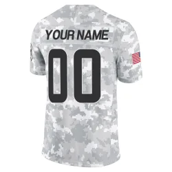 Cleveland Browns Youth Limited Arctic Camo 2024 Salute to Service Jersey (00 Custom)