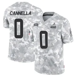 Cleveland Browns Youth Limited Arctic Camo 2024 Salute to Service Jersey (0 Sal Cannella)