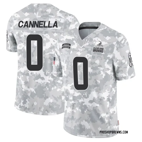 Cleveland Browns Youth Limited Arctic Camo 2024 Salute to Service Jersey (0 Sal Cannella)