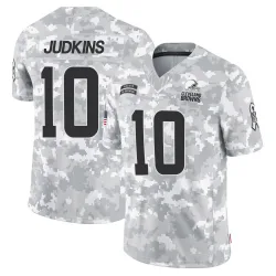 Cleveland Browns Youth Limited Arctic Camo 2024 Salute to Service Jersey (10 Quinshon Judkins)