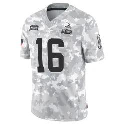 Cleveland Browns Youth Limited Arctic Camo 2024 Salute to Service Jersey (16 Diontae Johnson)